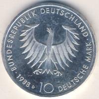 NSZK 1988. 10M Ag "Schopenhauer" T:BU