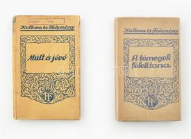 2 db Le Bon könyv: Múlt és jövő, A tömegek lélektana. Bp., 1920. Franklin. Kiadói félvászon kötésben, kissé szakadt papír védőborítóval.