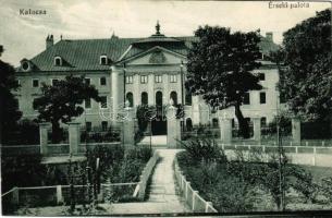 1915 Kalocsa, Érseki palota, kerekes kút. Jurcsó Antal kiadása