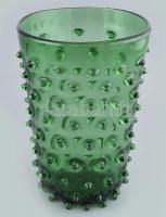 4 db kézzel készített üveg váza, hibátlan, m: 15-30 cm