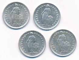 Svájc 1946-1960. 1/2Fr Ag (4xklf) T:1-,2 patina
Switzerland 1946-1960. 1/2 Franc Ag (4xdiff) C:AU,X...