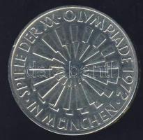 NSZK 1972G 10M Ag "Strahlenspirale (in München)" T:BU