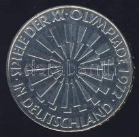 NSZK 1972D 10M Ag "Strahlenspirale (in Deutschland)" T:BU