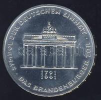 Németország 1991. 10M "Brandenburgi Kapu" Ag T:BU