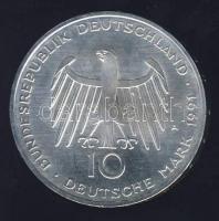 Németország 1991. 10M "Brandenburgi Kapu" Ag T:BU