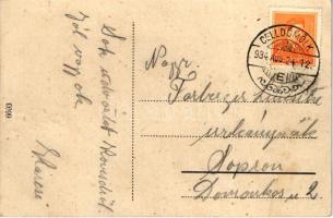 1934 Sopronkövesd, Kövesd, Gissing; kastély és utca