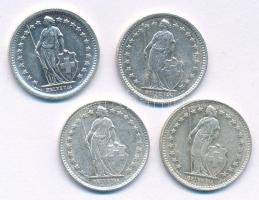 Svájc 1952-1966. 1/2Fr Ag (4xklf) T:1-,2 patina
Switzerland 1952-1966. 1/2 Franc Ag (4xdiff) C:AU,X...