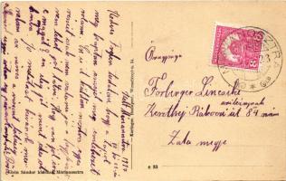 1927 Márianosztra, M. kir. orsz. női fegyház főbejárata, községháza, Klein Sándor üzlete és saját ki...