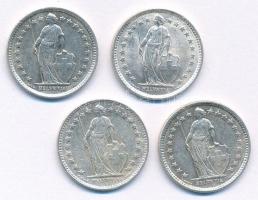 Svájc 1951-1963. 1/2Fr Ag (4xklf) T:1-,2 patina
Switzerland 1951-1963. 1/2 Franc Ag (4xdiff) C:AU,X...