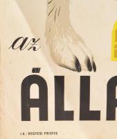 Húsvétra ajándékot az Állami Áruházból. Plakát, cca 1960. Mohrluder Vilmos grafikája. Hajtásnyomokka...