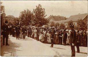 1908 Karlóca, Karlowitz, Sremski Karlovci; ünnepség főurakkal és csendőrökkel / celebration with noblemen and gendarme. photo (EK)