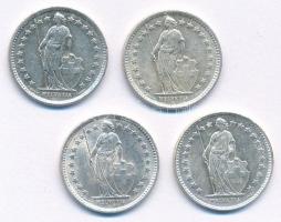 Svájc 1951-1962. 1/2Fr Ag (4xklf) T:1-,2 patina
Switzerland 1951-1962. 1/2 Franc Ag (4xdiff) C:AU,X...