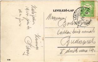 1914 Kákófalva, Cacova, Gradinari; Fő utca, Román ortodox templom, vendéglő, étterem, üzlet / main s...