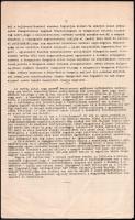 1938 Közérdekű levelek, a Magyarság c. hungarista politikai napilap az újság ideiglenes betiltásának...