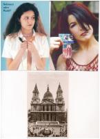 21 db főleg MODERN város képeslap és motívumlap, közte sakk és erotika / 21 mainly MODERN town-view ...