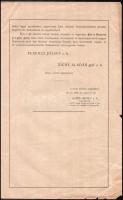1909 Illyefalvi Gödri Ferenc járásbíró, 1848-as hadnagy részére szóló címeres levél (kiváltságlevél)...