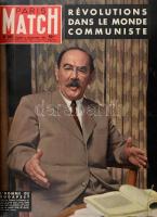 1956 A Paris Match képes magazin utolsó negyedéves számai októbertől decemberig, benne nagyon sok a ...