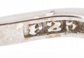 Ezüst(Ag) fülbevalópár Bulgari jelzéssel, h: 3 cm, bruttó: 4,5 g