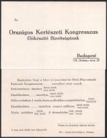 1917 A kertészeti vámtételek reformja. Az Országos Magyar Kertészeti Egyesület által elfogadott előa...