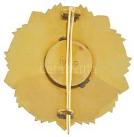 1949. "Magyar Népköztársasági Érdemrend I. fokozata" zománcozott, aranyozott Br kitüntetés...