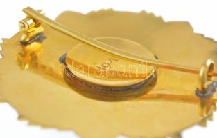 1949. "Magyar Népköztársasági Érdemrend I. fokozata" zománcozott, aranyozott Br kitüntetés...