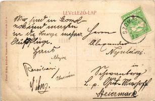 Szomolnok, Schmölnitz, Smolník; fakitermelés a tó fölött. Fried Miksa kiadása / logging, lake (EB)