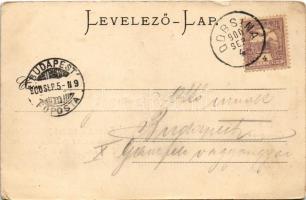 1900 Dobsina, Dobschau; Jégbarlangi szálloda, Sztracenai sziklakapu / Hotel Eishöhle, Felsenthor / S...