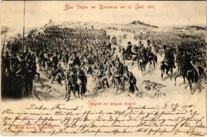 1900 Das Treffen bei Trautenau am 27. Juni 1866. Angriff der Brigade Knebel / Battle of Trutnov (Austro-Prussian War) (EK)