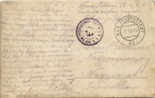 1915 Osztrák-magyar katonák csoportja / WWI Austro-Hungarian K.u.K. military, group of soldiers. pho...