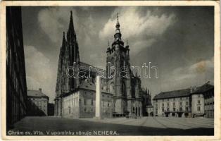 1937 Praha, Prague, Prága, Prag; Chrám sv. Vita / church (EK)
