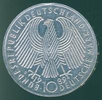 NSZK 1989. 10M Ag "40 éves az NSZK" T:BU