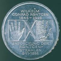 Németország 1995. 10M Ag "Röntgen" T:BU