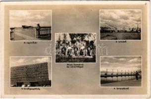 Zamárdi (A Balaton Gyöngye), repülőtér és repülőgép, kikötő, strandfürdő, fürdőigazgatóság, Miss Zamárdi és udvarhölgyei