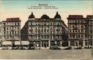 Budapest VII. Erzsébet körút, Grand Hotel Royal nagy szálloda, Scheller Sándor üzlete, cukrászda