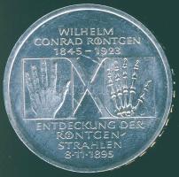 Németország 1995. 10M Ag "Röntgen" T:BU