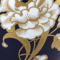 Wallendorf rózsa mintás váza, kézzel festett, jelzett, hibátlan m:19 cm