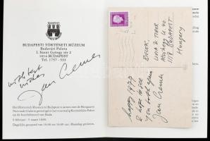1990 Jan Cremer festő és író. Kiállítási katalógus. DEDIKÁLT példány. Bp., 1990. BTM. Kiadói kissé k...