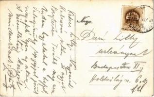 1940 Beszterce, Bistritz, Bistrita; látkép, templom / general view, church. photo (fa)