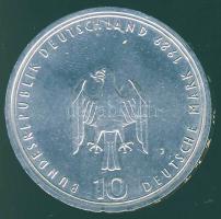 NSZK 1989. 10M Ag "800 éves a hamburgi kikötő" T:BU