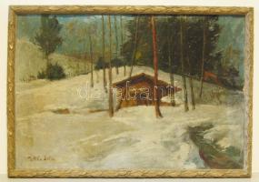 Bottka Miklós (1876-1941): Guggerhegy; olaj-karton, szignált 85x60 cm