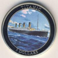 Libéria 2006. 5$ "Titanic" multicolor T:PP
