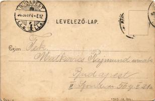 1903 Nagyszombat, Tyrnau, Trnava; Plébániatemplom és Szt. József szobor. Horovitz Adolf kiadása / ch...