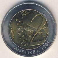 Andorra 2004. 2€ próbaveret! T:BU