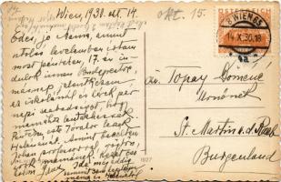 1930 Wien, Vienna, Bécs; Schottentor, Bank, Coffeinfreier Kaffee Hag, Faltboote Zidek & Wagner, ...