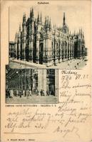 1900 Milano, Milan; Cattedrale, Campari Caffé Bottiglieria Galleria V.E. / cathedral, cafe shop (EK)