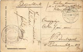 1915 Halych, Halicz, Halics (Galicia, Galizien); Dworzec kolejowy / Bahnhof / railway station (fa)