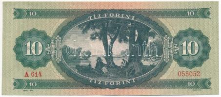 1957. 10Ft "A 614 055052" T:III szép papír
Hungary 1957. 10 Forint "A 614 055052&quo...