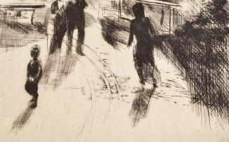 Szőnyi István (1894-1960): Rézkarc album, 100 db-os
rézkarc, papír, 44x61 cm minden lap jelzett, Bp...