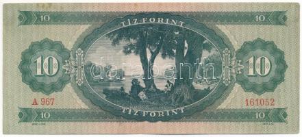 1949. 10Ft "A 967 161052" T:III fo.
Hungary 1949. 10 Forint "A 967 161052" C:F ...