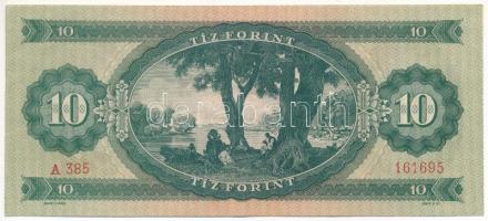 1949. 10Ft "A 385 161695" T:III szép papír
Hungary 1949. 10 Forint "A 385 161695&quo...